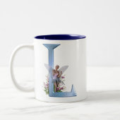 妖精のモノグラムL ツートーンマグカップ (左)