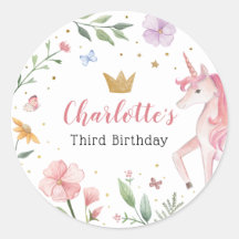 妖精のユニコーンのシール