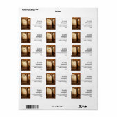 妖精のライトアドレスを持つ魔法の森 ラベル (フルシート)