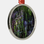 妖精のライト超現実的な森 メタルオーナメント (右)