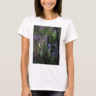 妖精のライト超現実的な森 Tシャツ