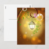 妖精のランタン ポストカード (正面/裏面)