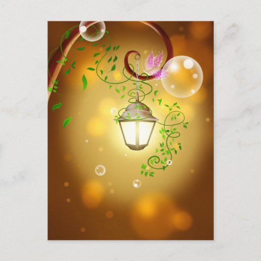 妖精のランタン ポストカード (正面)