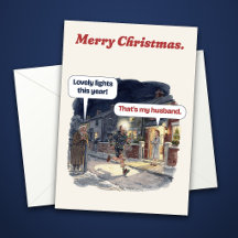 妖精のランナー 楽しいクリスマスカード