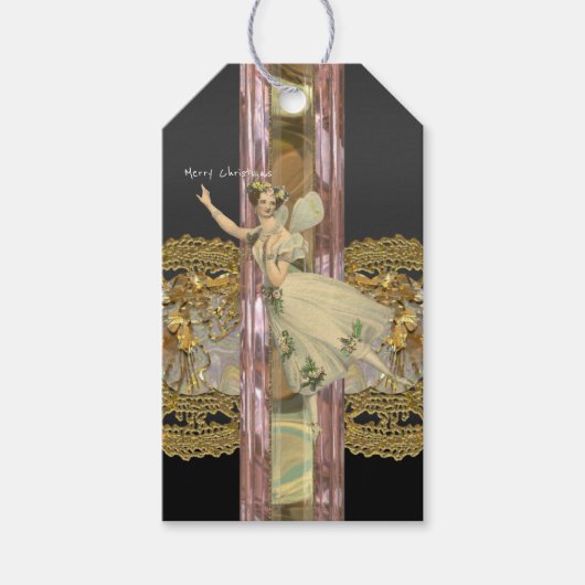 妖精のリマインダークリスマス ギフトタグ (正面)