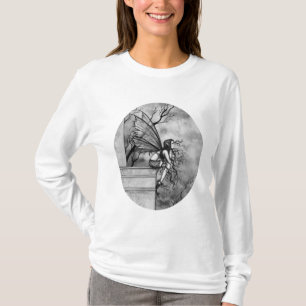 妖精のロングスリーブ快適Tシャツ Tシャツ