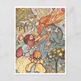 妖精のヴィンテージイラストレーション ポストカード