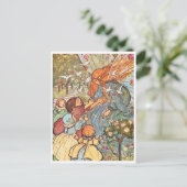 妖精のヴィンテージイラストレーション ポストカード (スタンド正面)