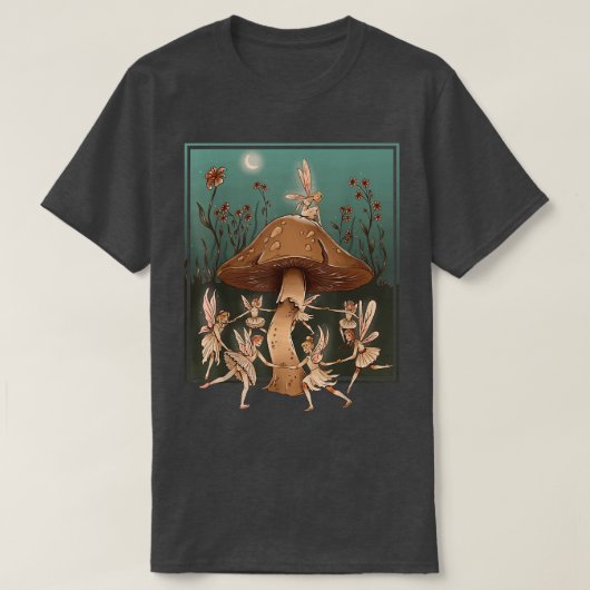 妖精のヴィンテージ Tシャツ (デザイン正面)