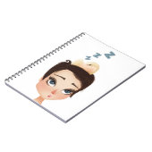 妖精の上に昼寝する鳥 ノートブック (左側)