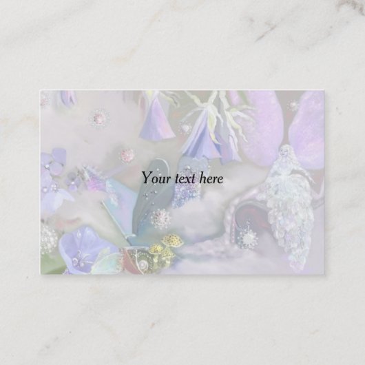 妖精の世界の名刺 名刺 (裏面)