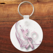 妖精の乳がんキーチェーン キーホルダー (正面)
