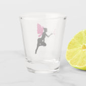 妖精の乳がん認識度 ショットグラス (裏面)