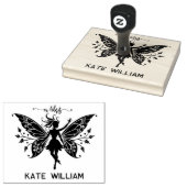 妖精の元図書切手 ラバースタンプ (押印)