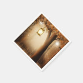 妖精の光で魔法の森 スタンダードカクテルナプキン (角)