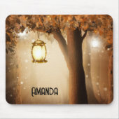 妖精の光で魔法の森 マウスパッド (正面)