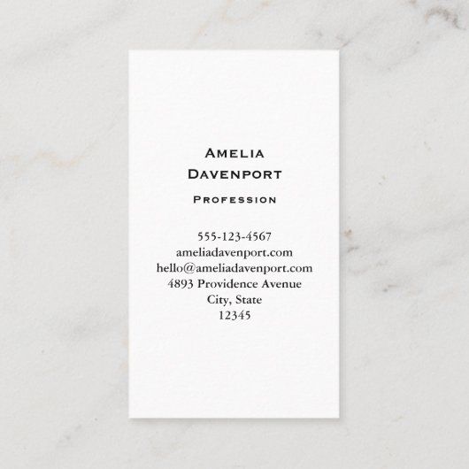 妖精の光で魔法の森 名刺 (裏面)