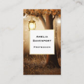 妖精の光で魔法の森 名刺 (正面)