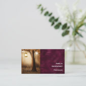 妖精の光で魔法の森 名刺 (スタンド正面)