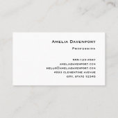 妖精の光で魔法の森 名刺 (裏面)