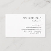 妖精の光で魔法の森 名刺 (裏面)