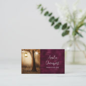 妖精の光で魔法の森 名刺 (スタンド正面)