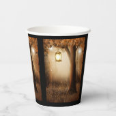 妖精の光で魔法の森 紙コップ (裏面)