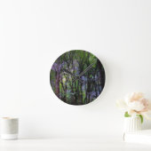 妖精の光と超現実の森 ラウンド壁時計 (ホーム)
