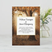 妖精の光を持つ魔法の森結婚 招待状 (スタンド正面)