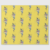 妖精の光沢ラッピング紙、30インチx 6フィート ラッピングペーパー (フラット)