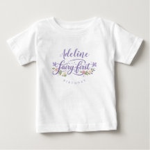 妖精の初誕生日おめでとうTシャツ 赤ちゃん 女の子