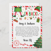 妖精の到着通知 - 妖精の歓迎の手紙 招待状 (正面/裏面)