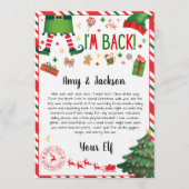 妖精の到着通知 - 妖精の歓迎の手紙 招待状 (正面)