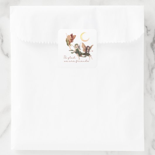 妖精の友人のシール スクエアシール (バッグ)