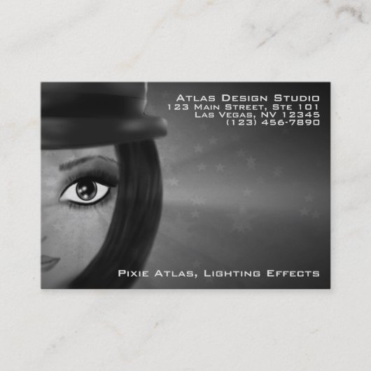 妖精の名刺 予約カード (正面)