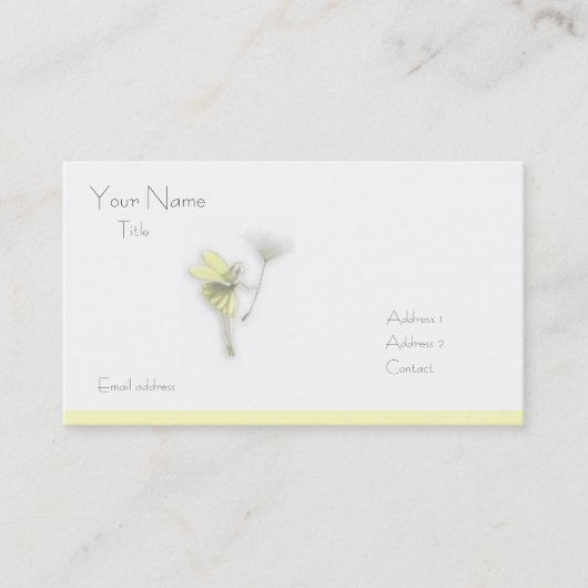 妖精の名刺 名刺 (正面)