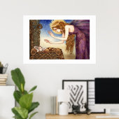 妖精の国の女王賛美の ポスター (ホームオフィス)