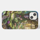妖精の国の森グラフィック iPhoneケース (裏面横)