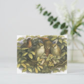 妖精の国は1870年、フクロウの妖精 ポストカード (スタンド正面)