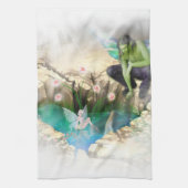 妖精の国インエルヴェンポンドヴィネット キッチンタオル (縦)