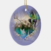 妖精の国インエルヴェンポンドヴィネット セラミックオーナメント (右)