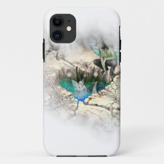 妖精の国インエルヴェンポンドヴィネット Case-Mate iPhoneケース (裏面)