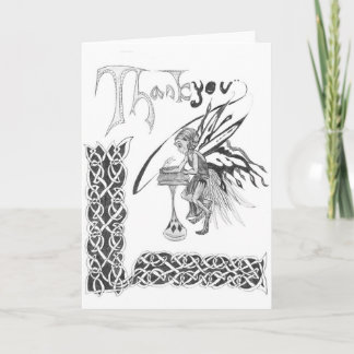 妖精の国カードありがとう サンキューカード