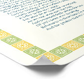 妖精の国ダンス – 美しい愛の詩 – プリント (角)