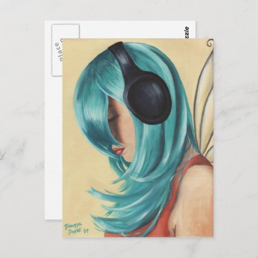 妖精の国ファンク#3はがきヘッドホン妖精の国はがき ポストカード (正面/裏面)