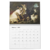 妖精の国フォークビクトリアンカレンダー カレンダー (2月 2027)