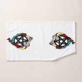 妖精の国及び星形五角形バスルーム用タオルセット バスタオルセット (ハンドタオル)