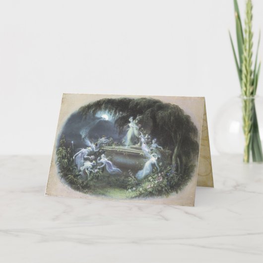 妖精の国踊りインムーンライト カード (正面)