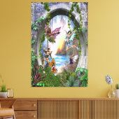 妖精の国 キャンバスプリント (インサイチュ (リビング))