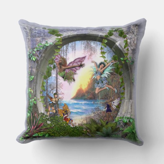 妖精の国 クッション (正面)